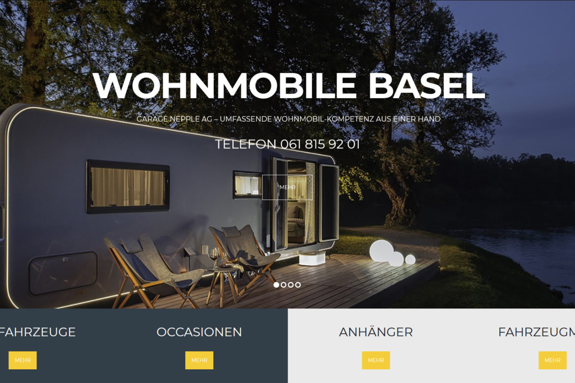 Neues Erscheinungsbild der Wohnmobile Basel