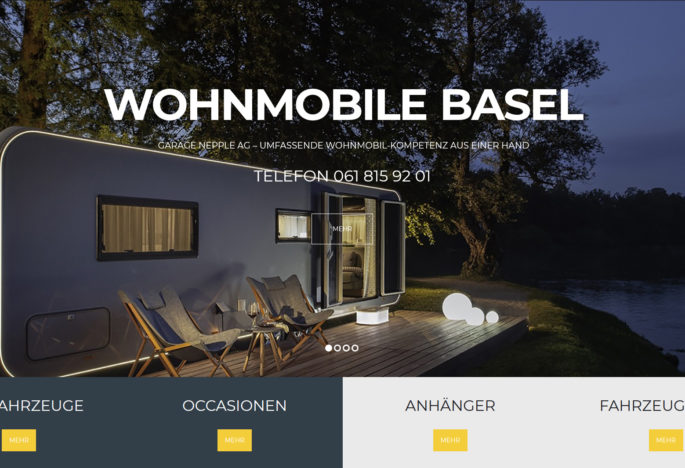 Neues Erscheinungsbild der Wohnmobile Basel