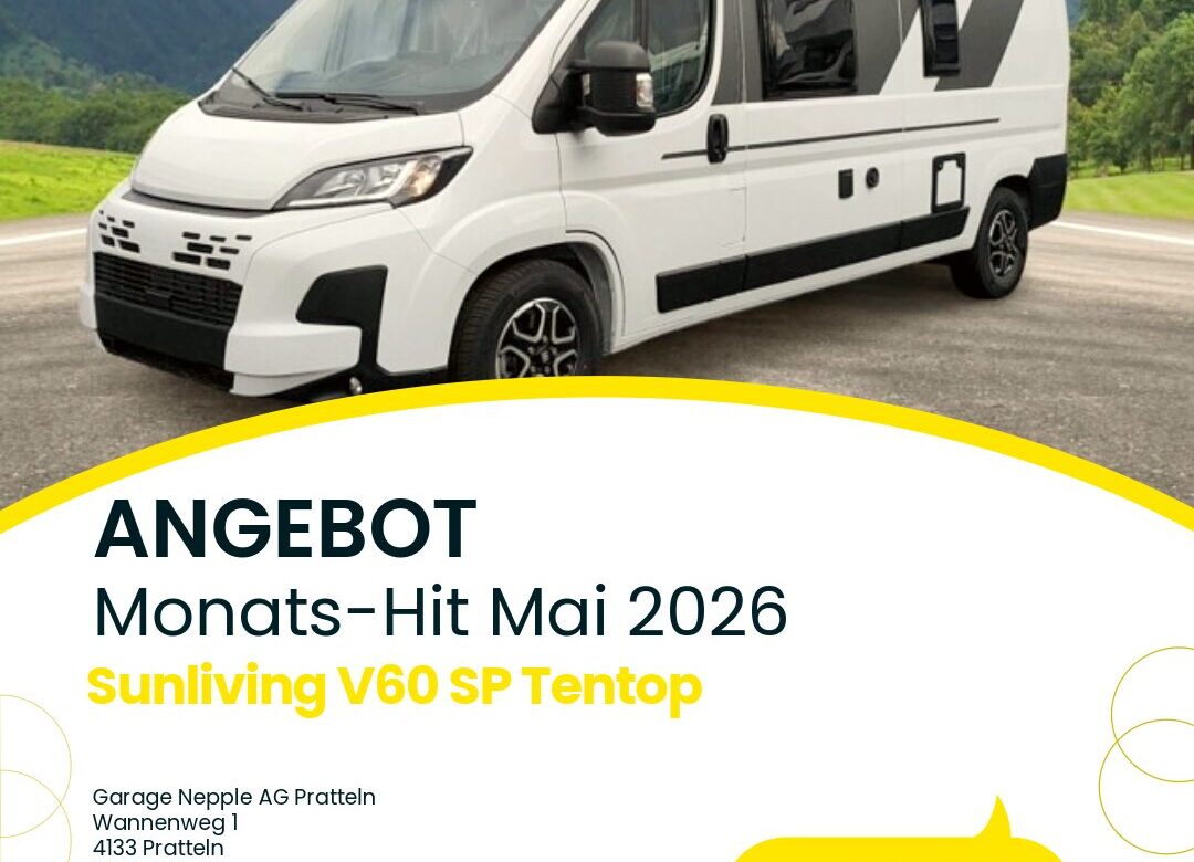Neufahrzeug Sunliving V60 SP Tentop - KURZFRISTIG VERFÜGBAR !🚐